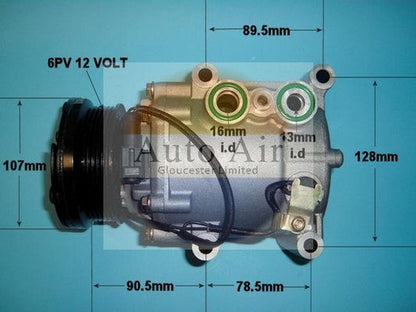 Auto Air 14-9715P A/C Air Con Compressor Air Conditioning Fits Ford Mazda