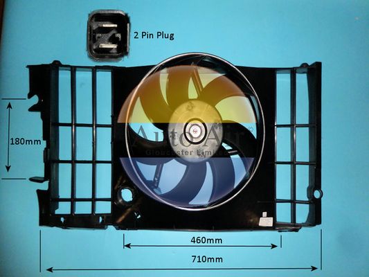 AUTO AIR 05-1084 Radiator Fan Electric Motor Centre Fits Citroen Peugeot