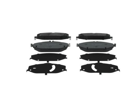 BOSCH 0986494751 Brake Pad Set For Disc Front 18.9mm Thickness Fits CLS E-Class