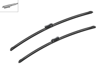 2 x BOSCH AEROTWIN A100S Flat Wiper Blades (Pair) Fits Mercedes Peugeot