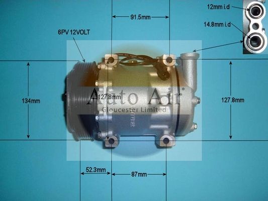 AUTO AIR 14-1157P Air Compressor A/C Air Conditioning Fits Alfa Romeo 156 GT