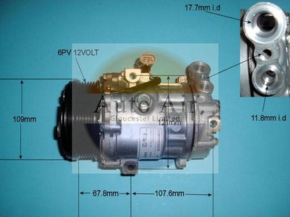 Auto Air 14-4397P A/C Air Con Compressor Air Conditioning Fits Opel Vauxhall