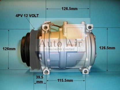 AUTO AIR 14-0265R Air Conditioning Compressor Fits Daimler Daimler Jaguar XJ