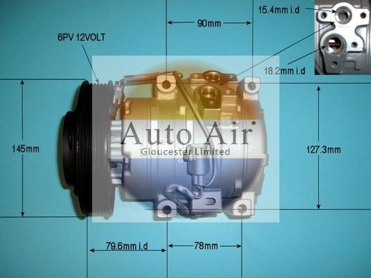 AUTO AIR 14-4801R Air Compressor A/C Air Conditioning Fits Toyota Celica