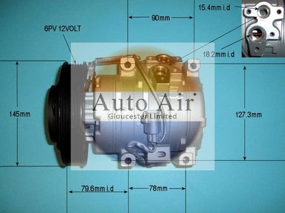 AUTO AIR 14-4801R Air Compressor A/C Air Conditioning Fits Toyota Celica
