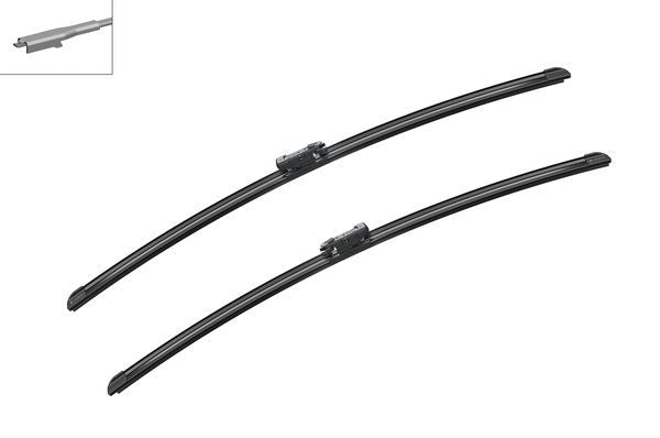 2 x BOSCH AEROTWIN A101S Flat Wiper Blades (Pair) 680/680mm Length Fits Ford