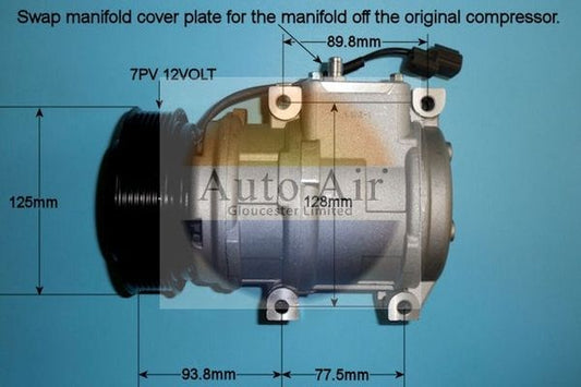 Auto Air 14-0257P A/C Air Con Compressor Air Conditioning Fits Land Rover
