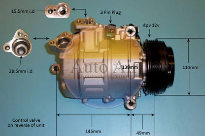 AUTO AIR 14-9152P Air Conditioning Compressor For BMW 3 Series 5 Series 6 Series