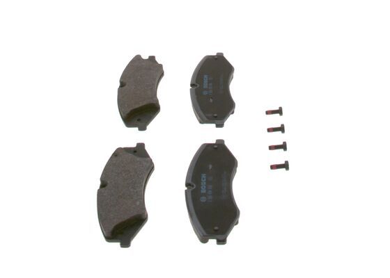 BOSCH 0986494408 Brake Pad Set For Disc 18.7mm Thickness Fits ROVER LAND ROVER