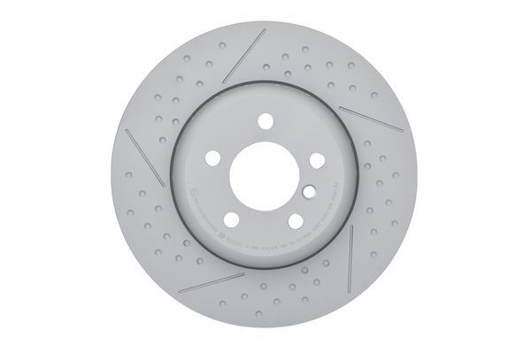 BOSCH 0986479E15 Brake Disc Rear Slotted/Perforated Fits BMW 3 Series 4 Series