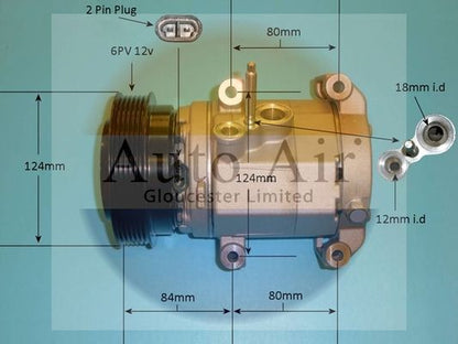 Auto Air 14-0187P A/C Air Con Compressor Air Conditioning For Chevrolet Vauxhall
