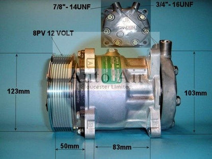 AUTO AIR 14-0103B Air Conditioning Compressor A/C Air Con Replacement Repair