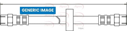 APEC HOS4282 Brake Hose Tube Line Pipe Front Braking Fits Renault Clio Zoe