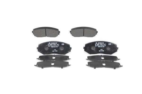 BOSCH 0986494241 Brake Pad Set For Disc Brake Front Fits Suzuki Grand Vitara