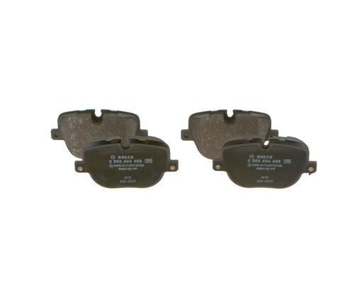 BOSCH 0986494409 Brake Pad Set For Disc Rear 17.1mm Thickness Fits Land Rover