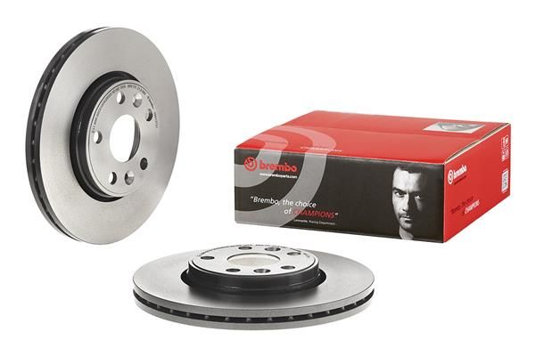 2x BREMBO 09.8137.31 Brake Disc Front Internally Vented Braking Fits Renault