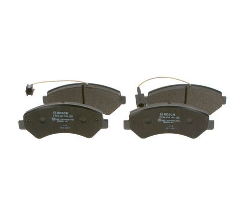 BOSCH 0986494799 Brake Pad Set For Disc Brake Front Fits Citroën Fiat Peugeot
