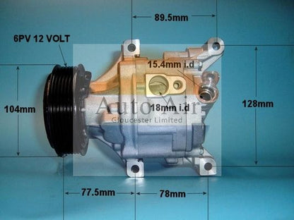 AUTO AIR 14-0761 Air Compressor A/C Air Conditioning Fits Chrysler Fiat Ford
