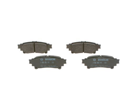 BOSCH 0986495174 Brake Pad Set For Disc Rear 15.2mm Thickness Fits Lexus Toyota