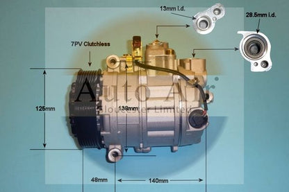 Auto Air 14-1123P A/C Air Con Compressor Air Conditioning Fits Porsche Cayenne