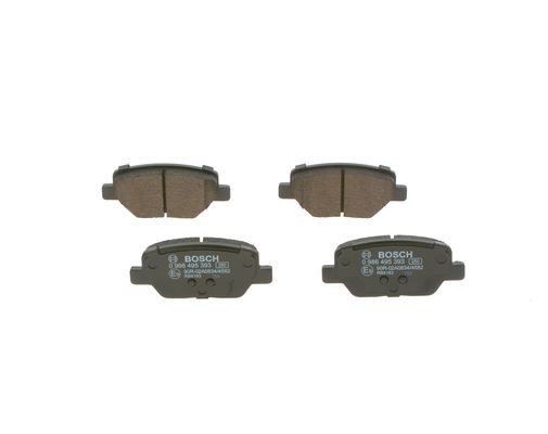 BOSCH 0986495393 Brake Pad Set For Disc Rear 17.4mm Thickness Fits Fiat Tipo