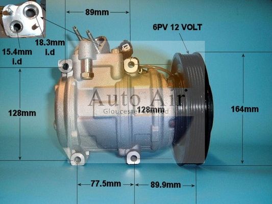 AUTO AIR 14-1183 Air Conditioning Compressor Fits Honda Accord Rover 600