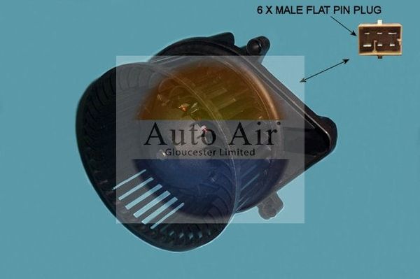 AUTO AIR 21-0008 Interior Blower 227W Power Heating/Ventilation Fits Audi A4