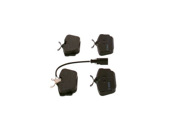 BOSCH 0986494051 Brake Pad Set For Disc Brake Rear 16.5mm Thickness Fits VW