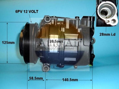 AUTO AIR 14-0261R Air Compressor A/C Air Conditioning Fits Land Rover MG Rover