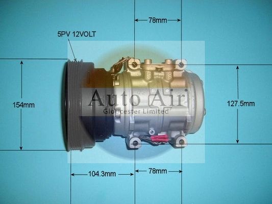 AUTO AIR 14-7349R Air Compressor A/C Air Con Air Conditioning Fits Toyota RAV4