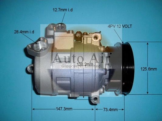 AUTO AIR 14-0318P Air Compressor A/C Air Con Air Conditioning Fits BMW 5 Series