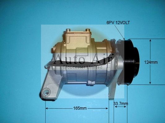 AUTO AIR 14-3062 Air Compressor A/C Air Conditioning Fits Chrysler Tacuma