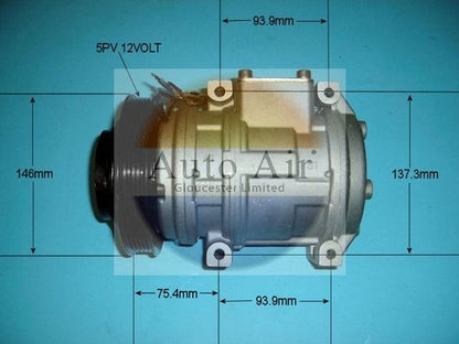 AUTO AIR 14-7351R Air Compressor A/C Air Con Air Conditioning Fits Honda Legend