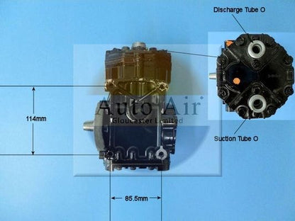 AUTO AIR 14-0004A Air Compressor A/C Air Con Air Conditioning Fits Ford Cortina