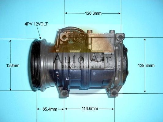 AUTO AIR 14-5663R Air Compressor A/C Air Conditioning Fits BMW Land Rover