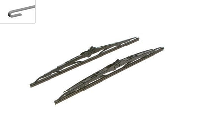 2 x BOSCH SP18/18S Wiper Blades (Pair) For Alfa Alpina Audi Bedford BMW Cadillac