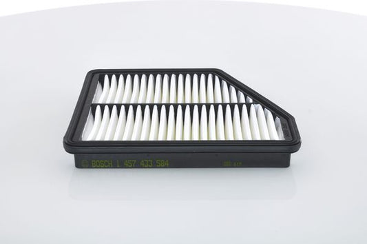 BOSCH 1457433584 Air Filter 242mm Length Insert 32mm Height Fits Hyundai Matrix