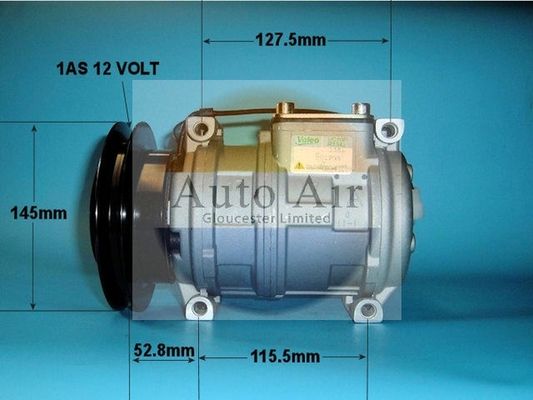 AUTO AIR 14-1001R Air Compressor A/C Air Conditioning Fits Chrysler Neon