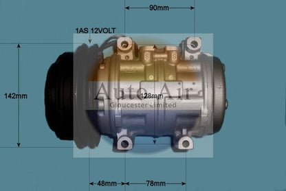 AUTO AIR 14-0310R Air Compressor A/C Air Con Air Conditioning Fits Porsche 911