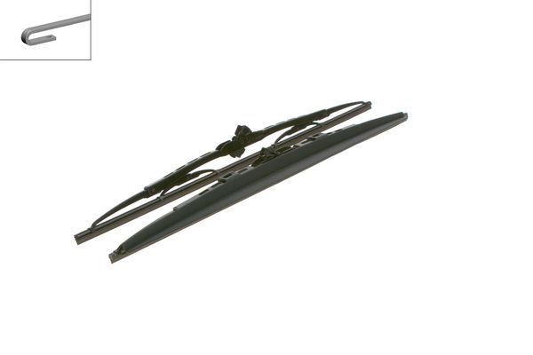 2x BOSCH Wiper Blades (Pair) Fits BMW Daewoo Dodge Fiat Ford Honda Jeep Mazda