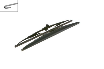 2x BOSCH Wiper Blades (Pair) Fits BMW Daewoo Dodge Fiat Ford Honda Jeep Mazda