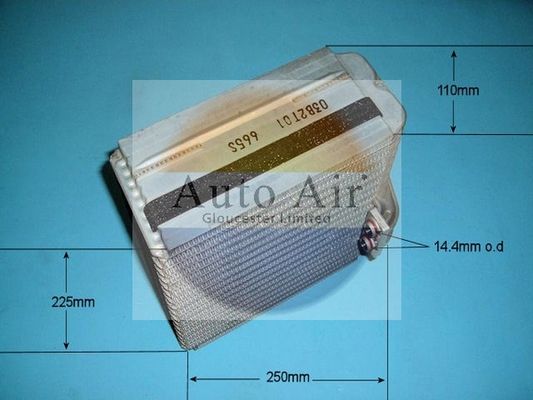 AUTO AIR 21-0083 Air Conditioning Evaporator Fits Mitsubishi Pajero/Shogun