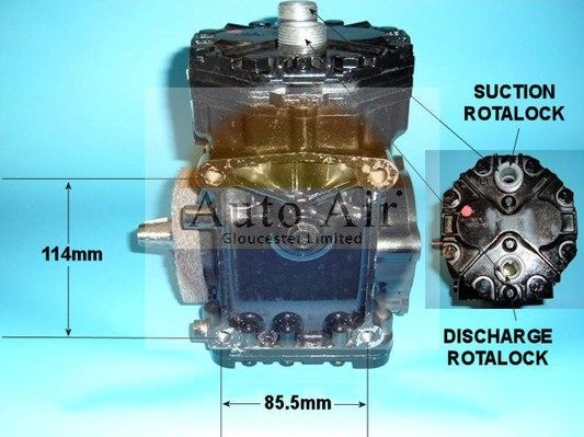 Auto Air 14-0004 A/C Air Con Compressor Air Conditioning Fits Ford Cortina