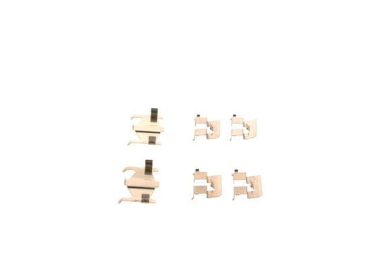 BOSCH 1987474368 Disc Brake Pad Accessory Kit Fitting Set Rear For Nissan Almera