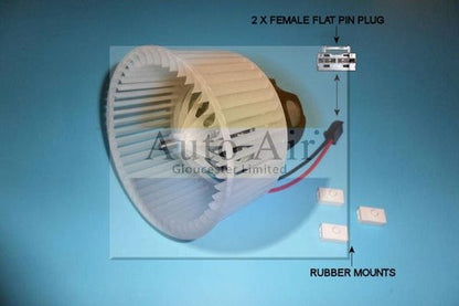 AUTO AIR 21-0073 Interior Blower 276W Power Fits BMW 5 Series 6 Series 7 Series