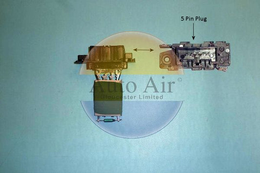 AUTO AIR 20-0140 Blower Series Motor Resistor Fits Peugeot Expert Tepee Expert