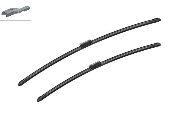 2 x BOSCH AEROTWIN A120S Flat Wiper Blades (Pair) Fits Citroen DS Ford Peugeot