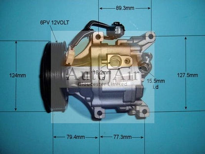 AUTO AIR 14-4394R Air Compressor A/C Air Conditioning Fits Toyota Corolla