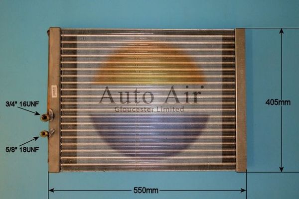 AUTO AIR 16-9724 Air Conditioning Condenser A/C Air Con Fits CASE IH FIATAGRI