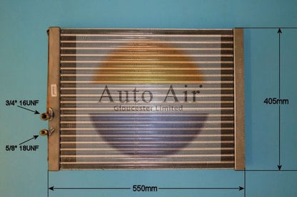 AUTO AIR 16-9724 Air Conditioning Condenser A/C Air Con Fits CASE IH FIATAGRI